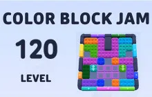 Color Block Jam Level 120 – Solve the Color Puzzle Fast image