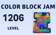 How to Bypass Color Block Jam Level 1206 image
