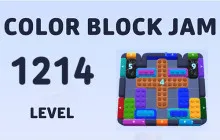 Color Block Jam Level 1214 Puzzle Guide & Conveyor Trap Navigation image