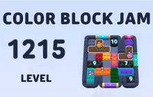 Color Block Jam Level 1215 Solution Walkthrough image