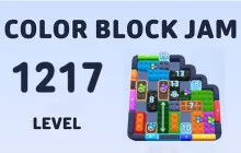 Color Block Jam Level 1217 Solution Walkthrough image