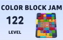Color Block Jam Level 122 – How to Cut All Ropes and Win Fast image