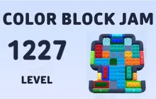 Color Block Jam Level 1227 Puzzle Logic & Shift Guide image