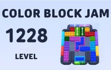 Guide to Pass the Color Block Jam Level 1228 image