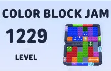 How to Beat Color Block Jam Level 1229 image