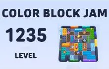 How to Beat Color Block Jam Level 1235 image