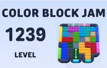 Color Block Jam Level 1239 Walkthrough – Block Clearing Guide & Sliding Strategies Tutorial image
