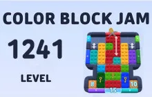 Color Block Jam Level 1241 Puzzle Guide image