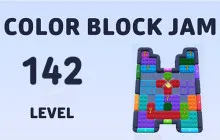 Color Block Jam Level 142 Puzzle Guide & Unlock Walkthrough image
