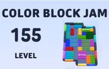 Color Block Jam Level 155 Solution Walkthrough image