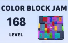 Color Block Jam Level 168 Puzzle Guide image