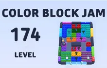 How to Beat Color Block Jam Level 174 image