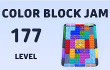 Solution To Beat Color Block Jam Level 177 image