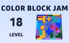 Color Block Jam Level 18 - Simple Yet Tricky Moves image