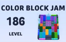 Color Block Jam Level 186 Walkthrough image