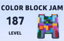 How to Pass Color Block Jam Level 187 Easily image