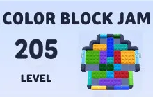 Color Block Jam Level 205 Walkthrough image