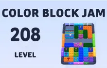 How to Pass Color Block Jam Level 208 image