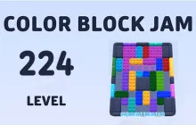 How to Bypass Color Block Jam Level 224 image