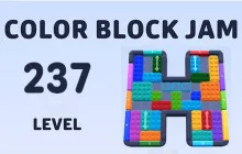 Color Block Jam Level 237 Walkthrough – Vertical Slider Puzzle Guide & Step-by-Step Solution image