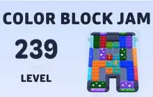 Color Block Jam Level 239 Tutorial Guide image
