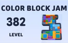 Color Block Jam Level 382 Solution image