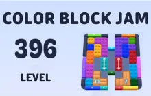 Solution for Color Block Jam Level 396 image