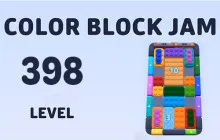 Color Block Jam Level 398 Walkthrough – Step-by-Step Guide & Sliding Strategies Tutorial image