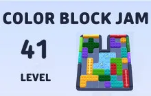 Color Block Jam Level 41 - Melt the Ice Blocks image