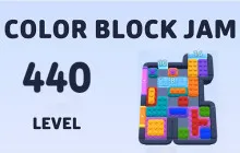 How to Pass the Color Block Jam Level 440 image