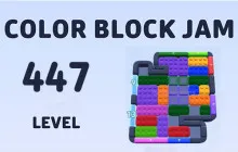 How to Beat Color Block Jam Level 447 image