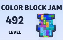 Color Block Jam Level 492 Guide image