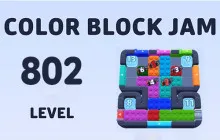 Color Block Jam Level 802 Guide image