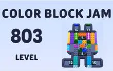Color Block Jam Level 803 Walkthrough image