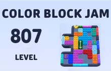 Color Block Jam Level 807 Walkthrough Guide image