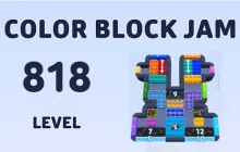 Color Block Jam Level 818 Walkthrough image