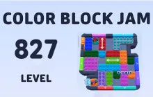 Color Block Jam Level 827 Strategy Solution image