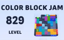 Color Block Jam Level 829 Solution Guide image