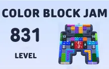 Color Block Jam Level 831 Solution Guide image