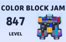 How to Win Color Block Jam Level 847 Quickly image
