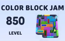 Color Block Jam Level 850 Solution Guide image