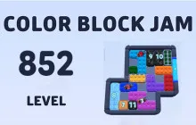 Color Block Jam Level 852 Walkthrough image