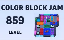 How to Beat Color Block Jam Level 859 image