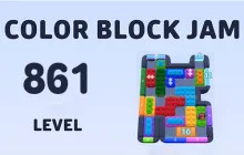 Color Block Jam Level 861 image
