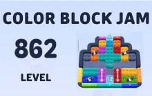 Color Block Jam Level 862 Walkthrough image