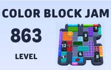 Color Block Jam Level 863 image