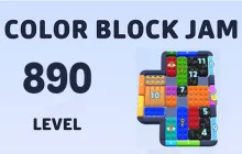 Color Block Jam Level 890 image