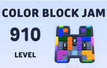 How to Beat Color Block Jam Level 910 image