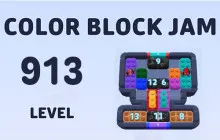 Color Block Jam Level 913 Guide image