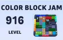 Color Block Jam Level 916 – Complete Walkthrough image
